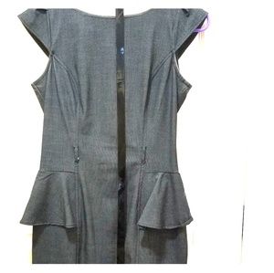 Xoxo Dark gray peplum dress